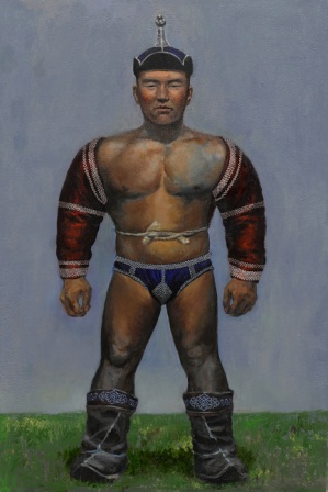 Bokh a luta dos guerreiros de Genghis Khan.