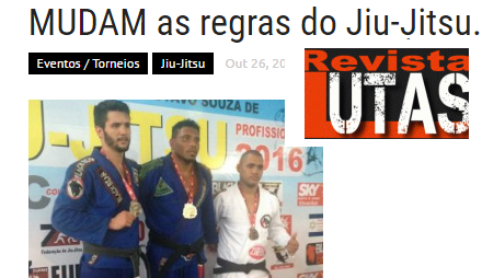 MUDAM as regras do Jiu-Jitsu.