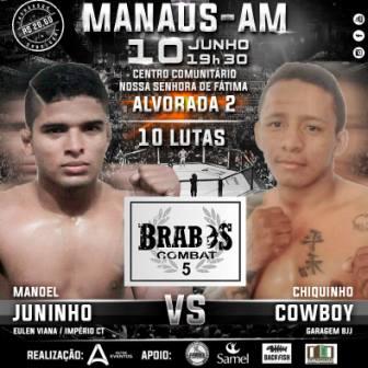 Brabos Combat 5 – Jungle War – Evento de LUTAS em MANAUS em 10 de junho