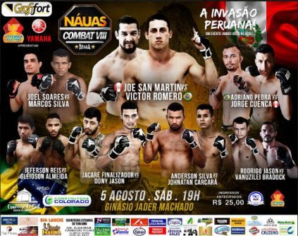 PERAs X Brasil – Oitava EdiA�A?o do Nauas Combat terA? invasA?o Peruana.