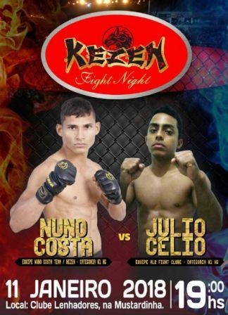KEZEN FIGHT 5 MMA– RECIFE – Pernambuco 11 de janeiro