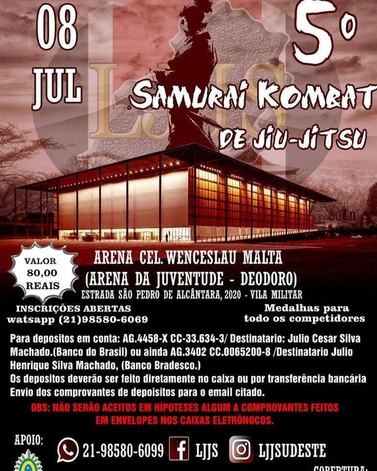 Arena Olímpica – Samurai KOMBAT de JIU-JITSU