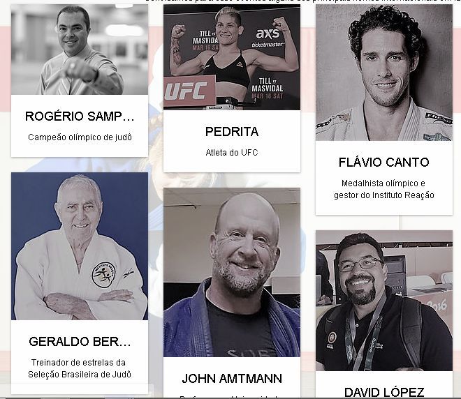 6 Encontro Nacional de Artes Marciais e Esportes de Combate I Simpósio Internacional de Lutas UFRJ6 ENAMEC/ I SIL-UFRJ