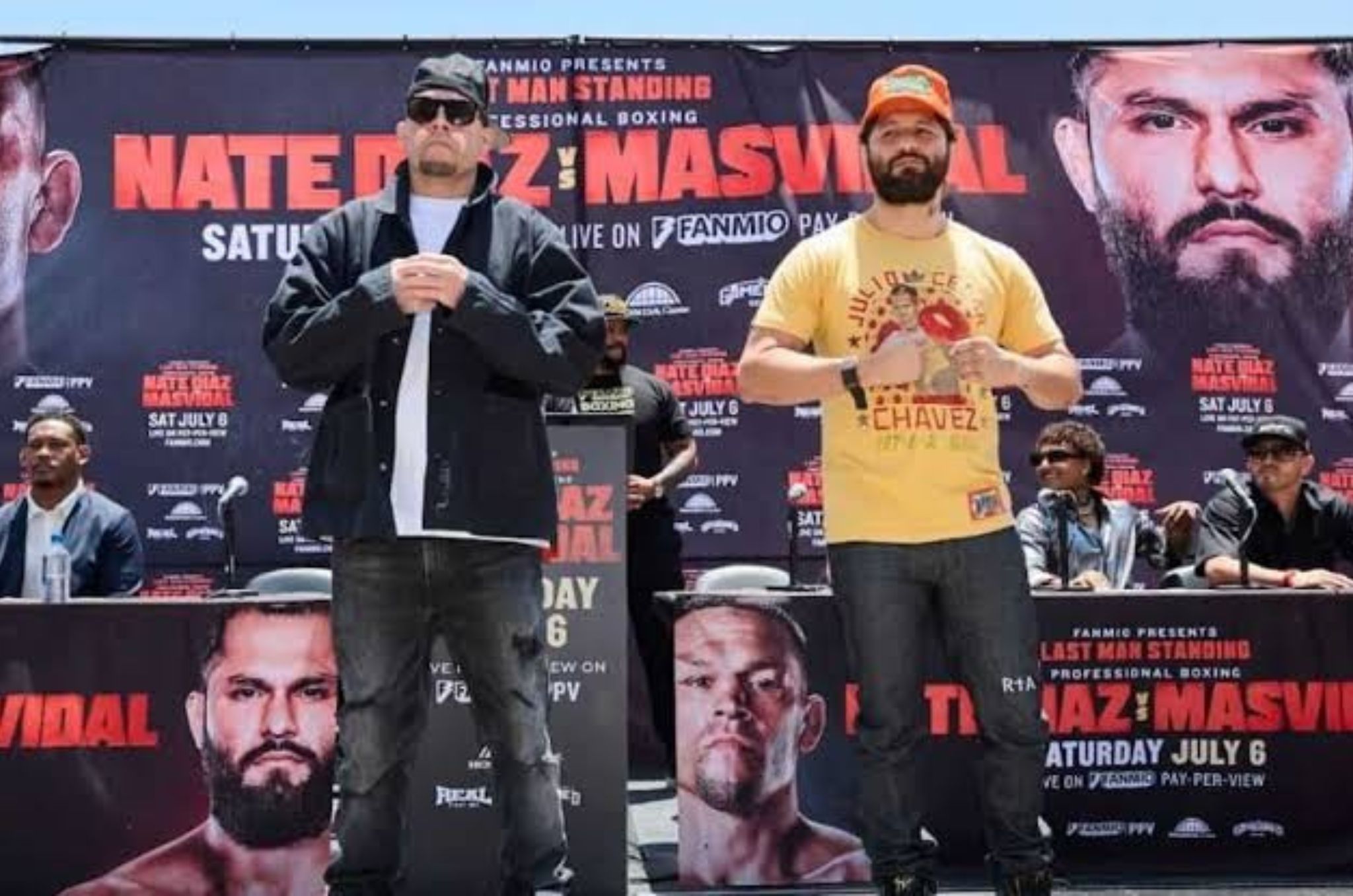 Briga Generalizada Marca Coletiva de Jorge Masvidal e Nate Diaz